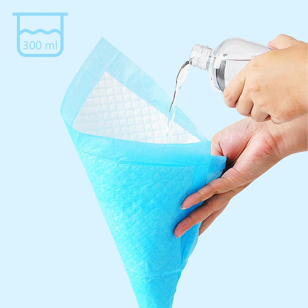 Cat Litter Pads, 23.5” L X 17.5” W Cat Pad Refills for Litter Box, 10 Count Pee Pads for Most Cat Litter Box, Odor Control Cat Pee Pad, Super Absorbent Leak-Proof, Fresh Scent