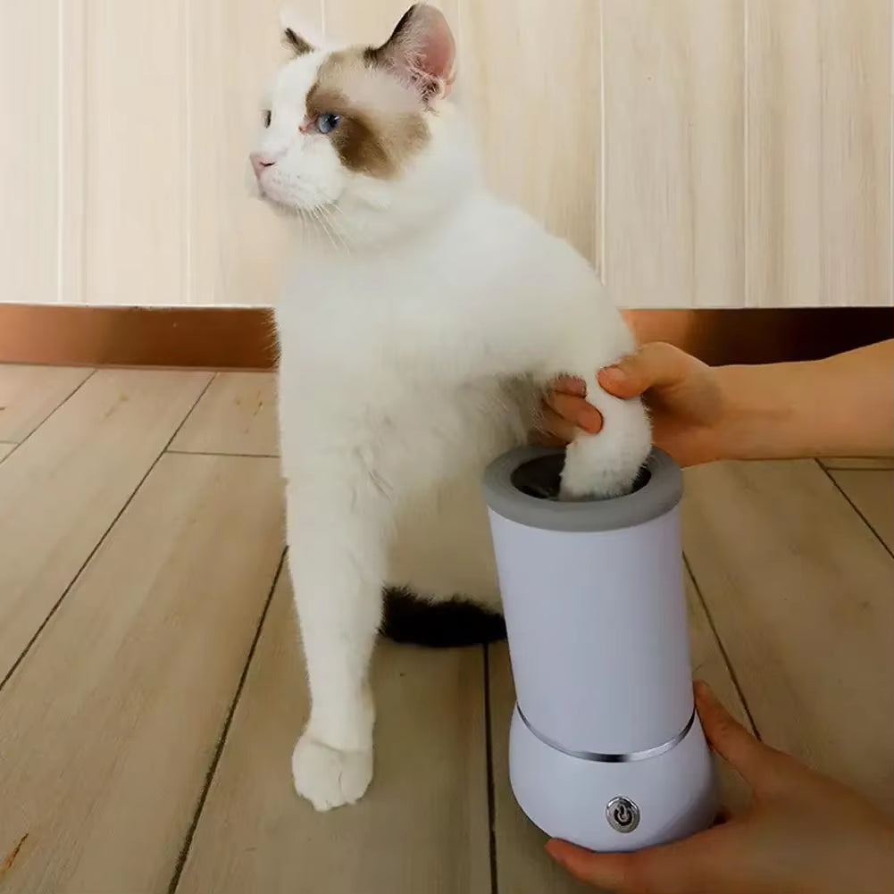 Automatic Dog Paw Cleaner Pet Foot Paw Washer Electric Paw Massager USB Charging for Small Medium Large Dogs Pet Foot Washer Cup