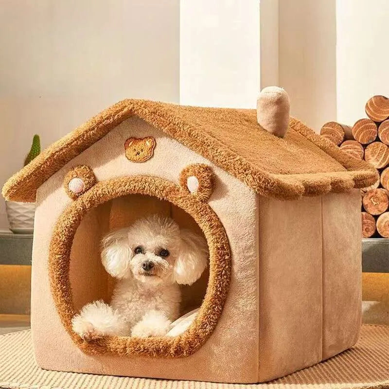 1Pcs Cats Dogs Small Four Seasons General Can Be Dismantled and Washed Dog House Pet Supplies Pet Bed