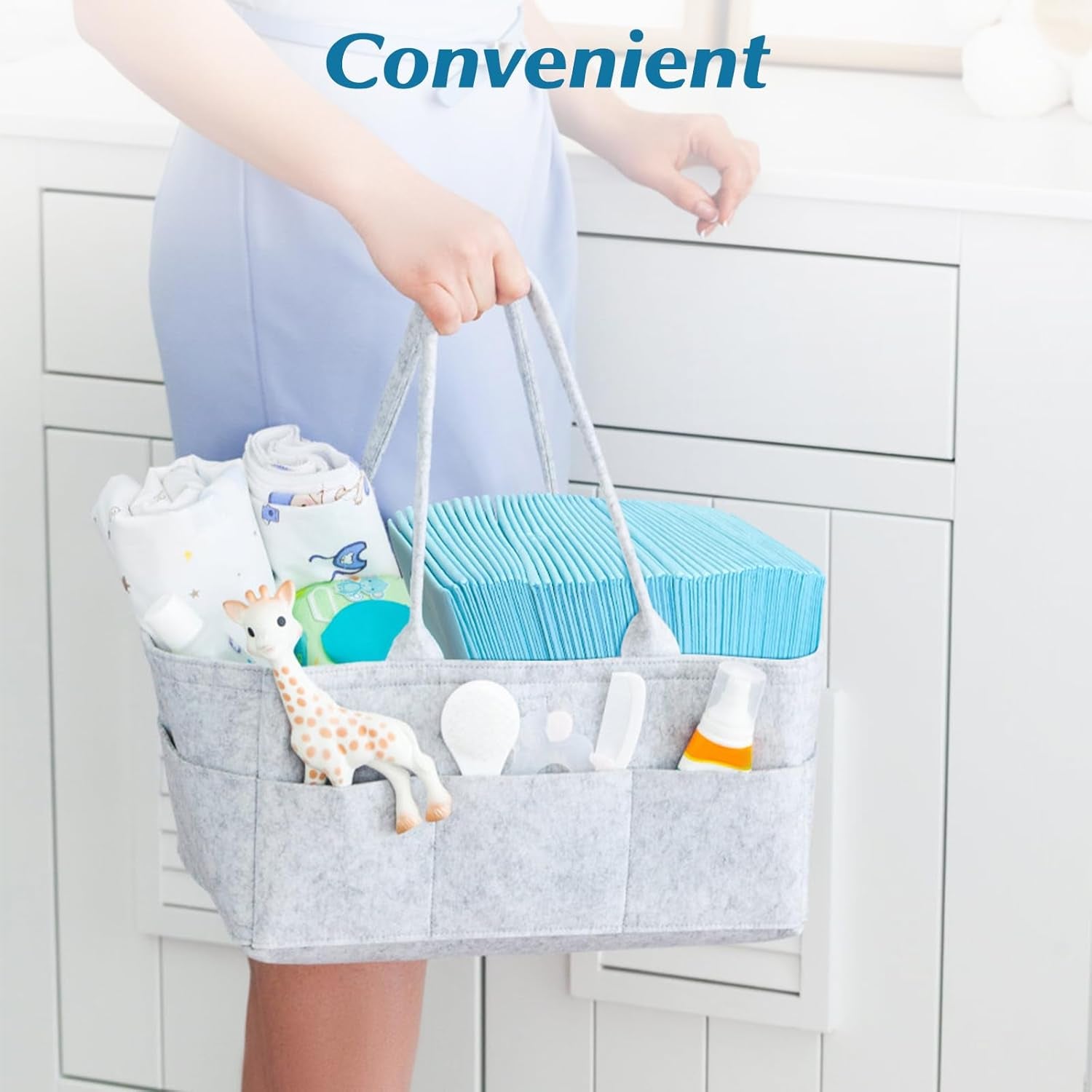 50 Count Super Absorbency Disposable Underpads, Leakproof Quick Drying Disposable Pads for Baby, Puppy and Adults, Disposable Changing Pads for Baby, Disposable Diaper Changing Pads, 17” X 13”, Blue